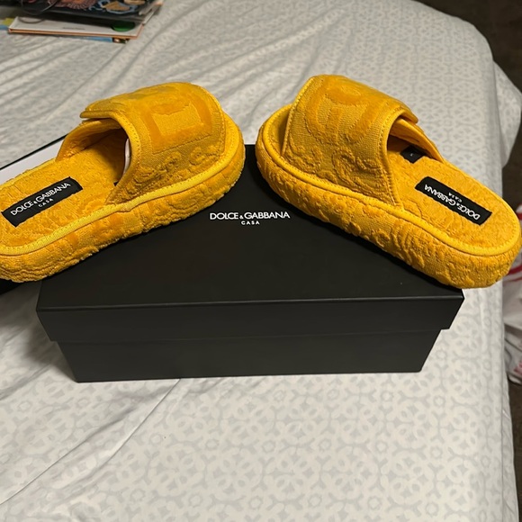 Dolce & Gabbana Yellow Slippers - Picture 3 of 6